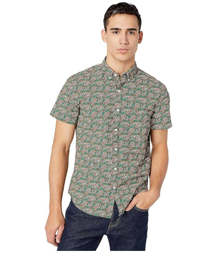 J.Crew Short Sleeve Versailles Print (Versailles Multicolor) Men's Clothing | Zappos