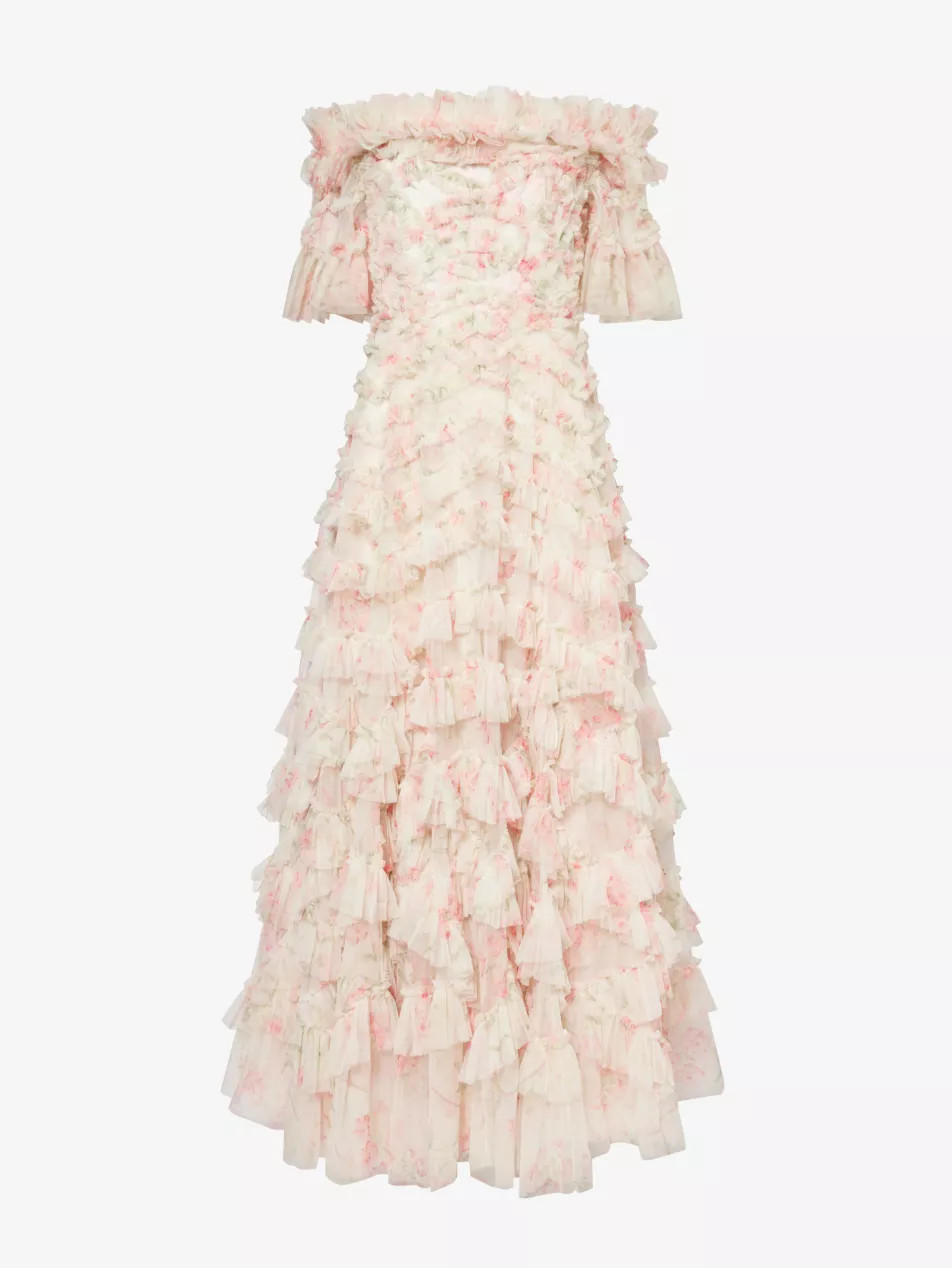 Lana floral-print recycled-nylon maxi dress | Selfridges