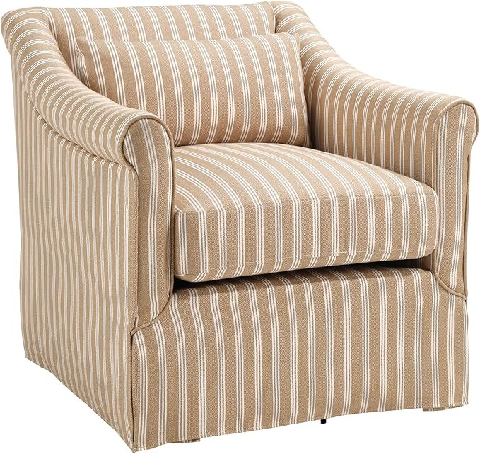 CANMOV Swivel Accent Chair, 360° Swivel Chair with Thick Padded Cushion, Swivel Square Chair Sui... | Amazon (US)
