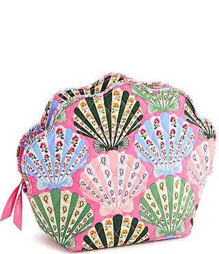 Vera Bradley Cottage Shells Cosmetic Pouch - Cottage Shells | Dillard's
