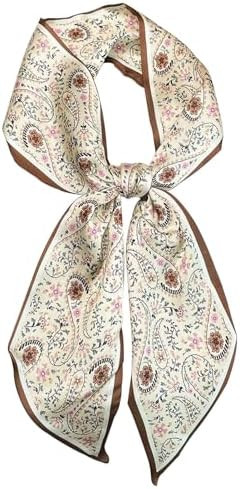 Hioyiwse Head Scarf Hair Neck Scarves For Women Purse Bag Scarfs For Handbags Silky Long Thin Sat... | Amazon (US)