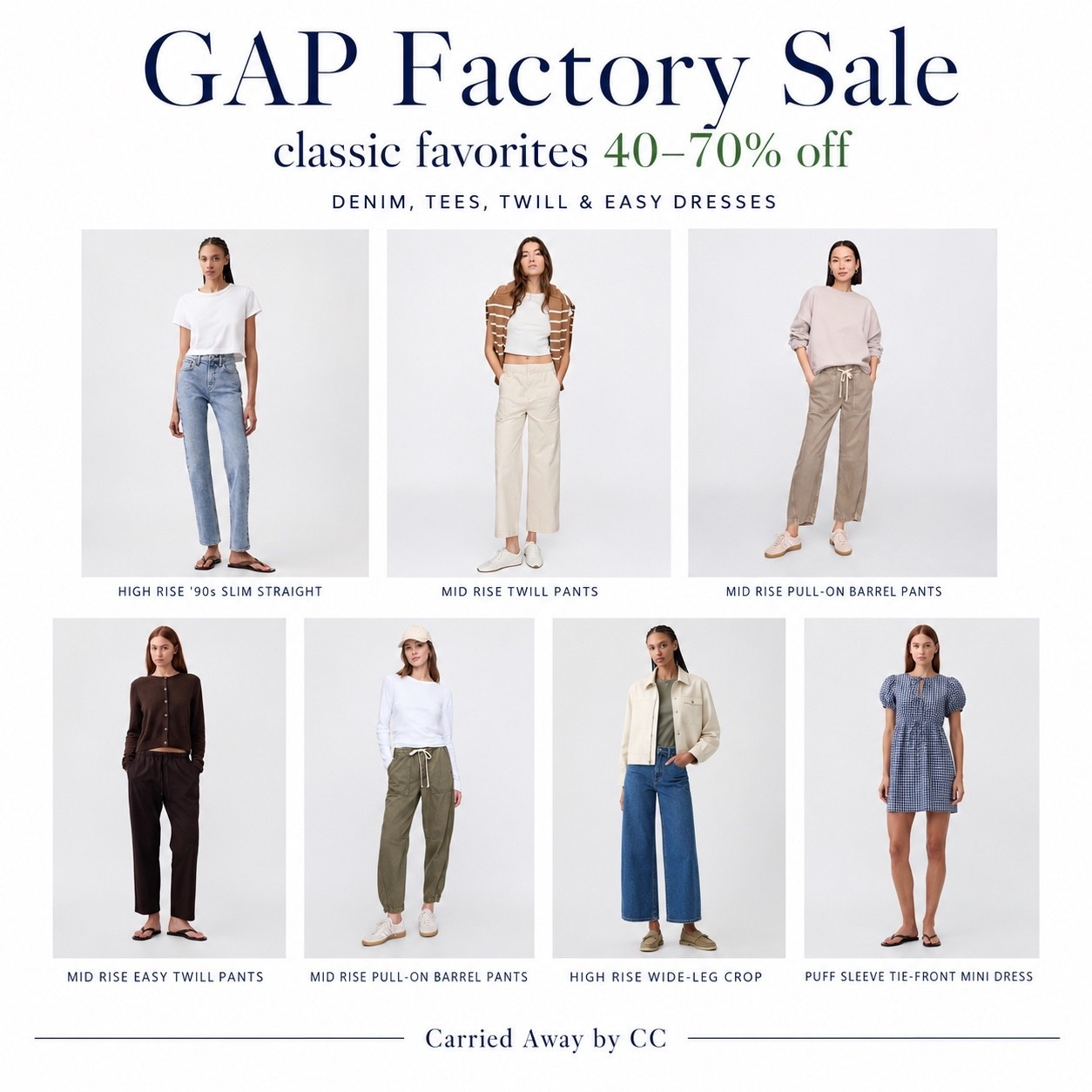 Gap Factory is having such a good sale right now 👏 40–70% off women’s styles with easy everyday basics, denim, twill pants and cute transitional pieces for late summer into fall.

I pulled together some of my favorite classic, wearable finds — the kind of pieces you can actually mix and match all season.

#GapFactory #GapFactoryFinds #LTKFinds #FallFashion #ClassicStyle

#LTKmomlife