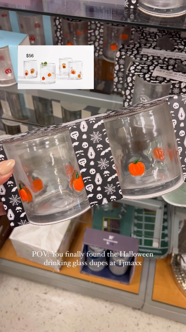 Dupe alert! Look for less ! Unfortunately, I can’t link the exact Glass Cups but comment “shop” for similar links 

#LTKHome #LTKSeasonal #LTKVideo