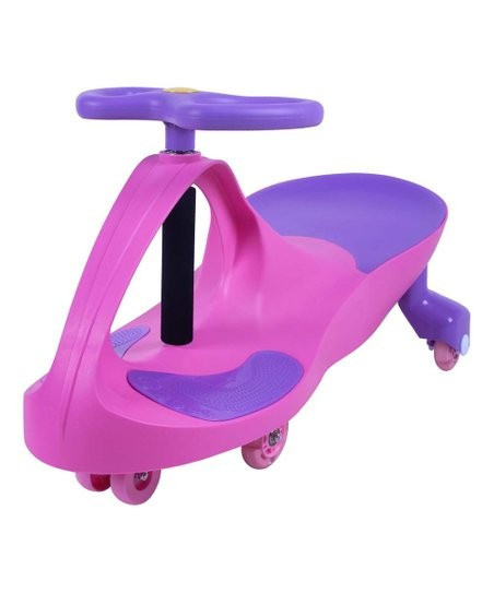 Joybay Bubblegum & Lilac Premium LED-Wheel Swing Car | Zulily