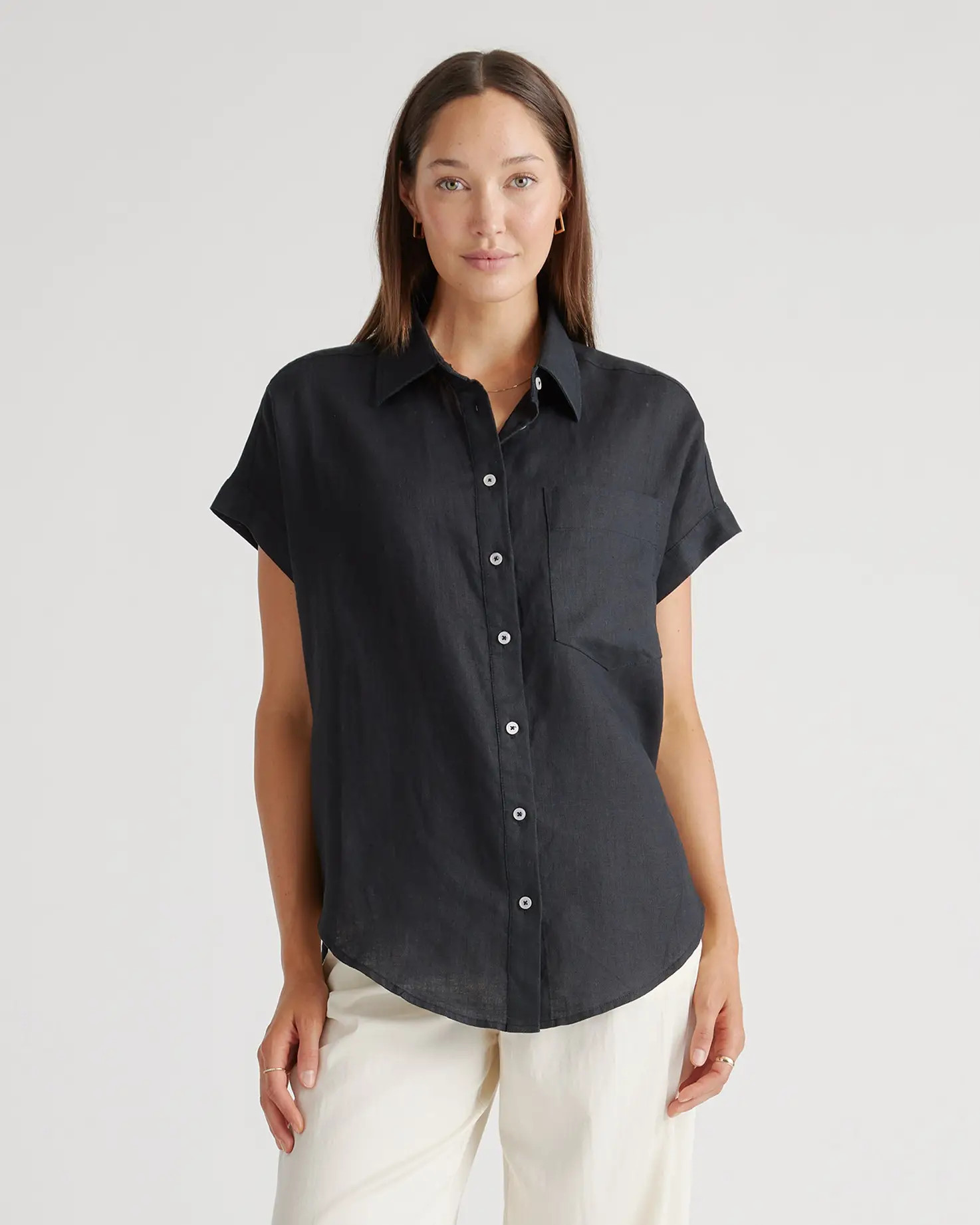 100% European Linen Camp Shirt | Quince