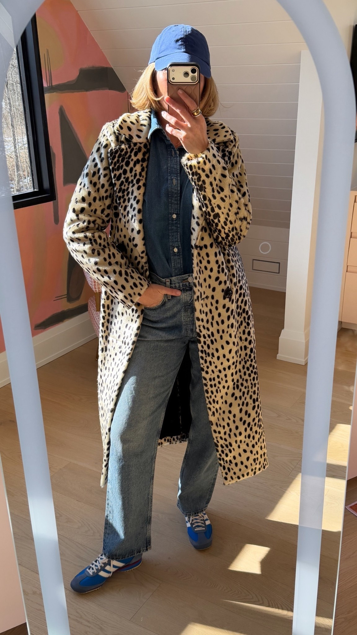 Leopard + Blue 🐆💙