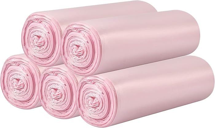 5 Rolls Small Trash Bags - 100 Counts Durable 4 Gallon Small Garbage Bags for home office kitchen... | Amazon (US)