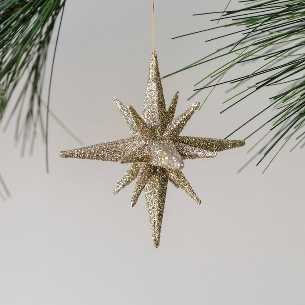 Sinclair & Moore Holiday Collection 2023 by CG Hunter, 4-inch Antique Gold Glass Set-of-6 Christm... | Amazon (US)