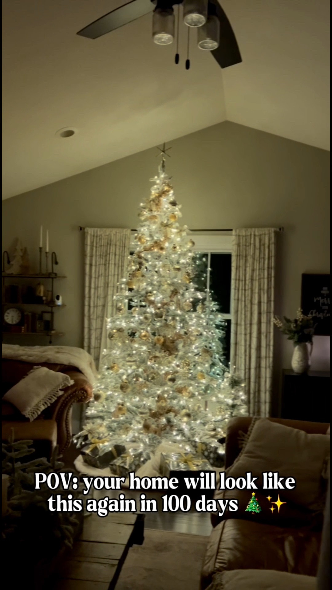 How is Christmas already only 100 DAYS AWAY?! 😳

As much as I love fall decorating, I have to admit… Christmas is my Super Bowl. 😂 The second it’s socially acceptable, I’m pulling out the Christmas decor, putting a tree in basically every room, and covering every little corner of our home in twinkle lights.

There’s just something about that cozy Christmas light glow at night that makes your entire home feel magical. ✨ And seeing these clips from last year already has me counting down the days until I can decorate for Christmas again!

So tell me… are you soaking up every second of fall right now, or are you secretly ready for Christmas decorating season too?! 🎄👇🏻

#LTKSeasonal #LTKHome #LTKdayinmylife
