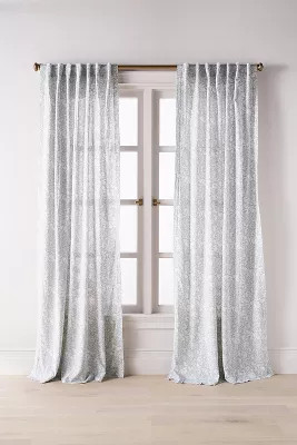 Hyacinth Printed Curtain | Anthropologie (US)