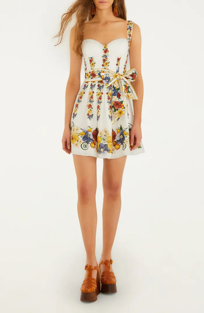 Tropi Floral Print Minidress | Nordstrom
