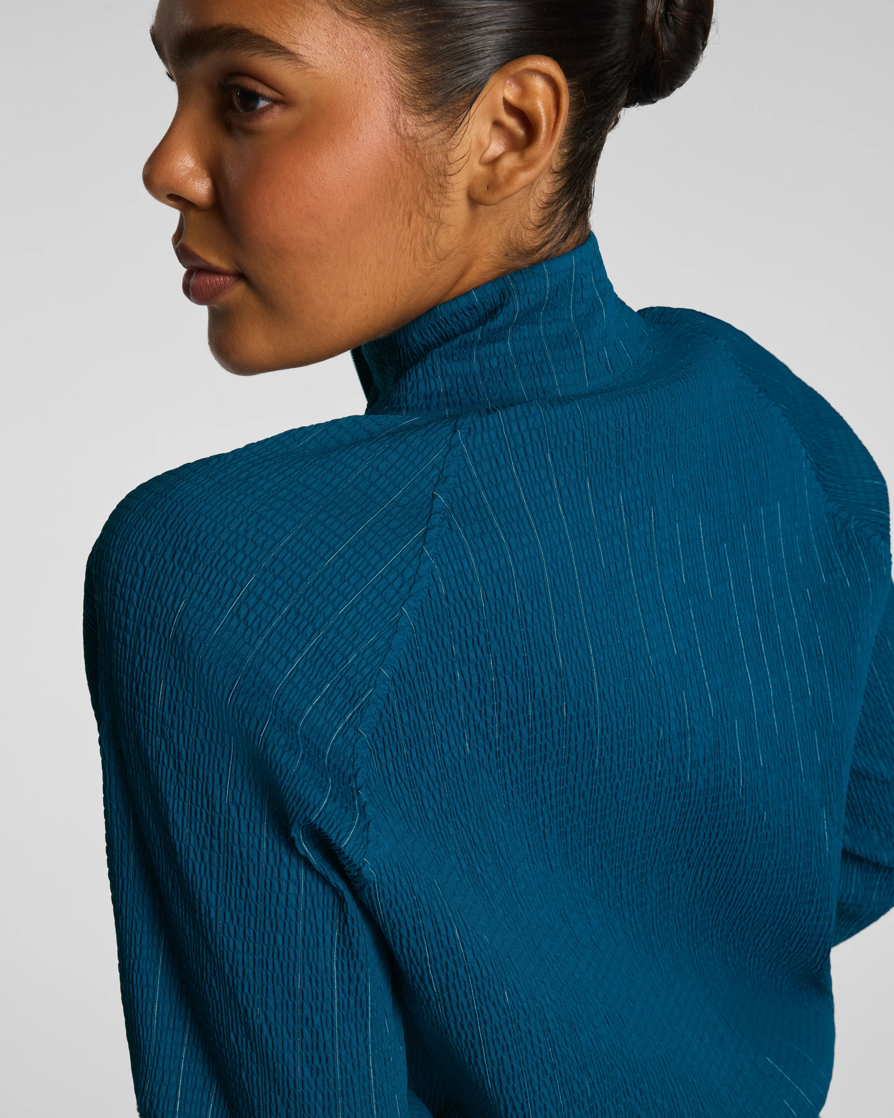 SPANX® BoostUpGlow Weave Full Zip Jacket | Spanx