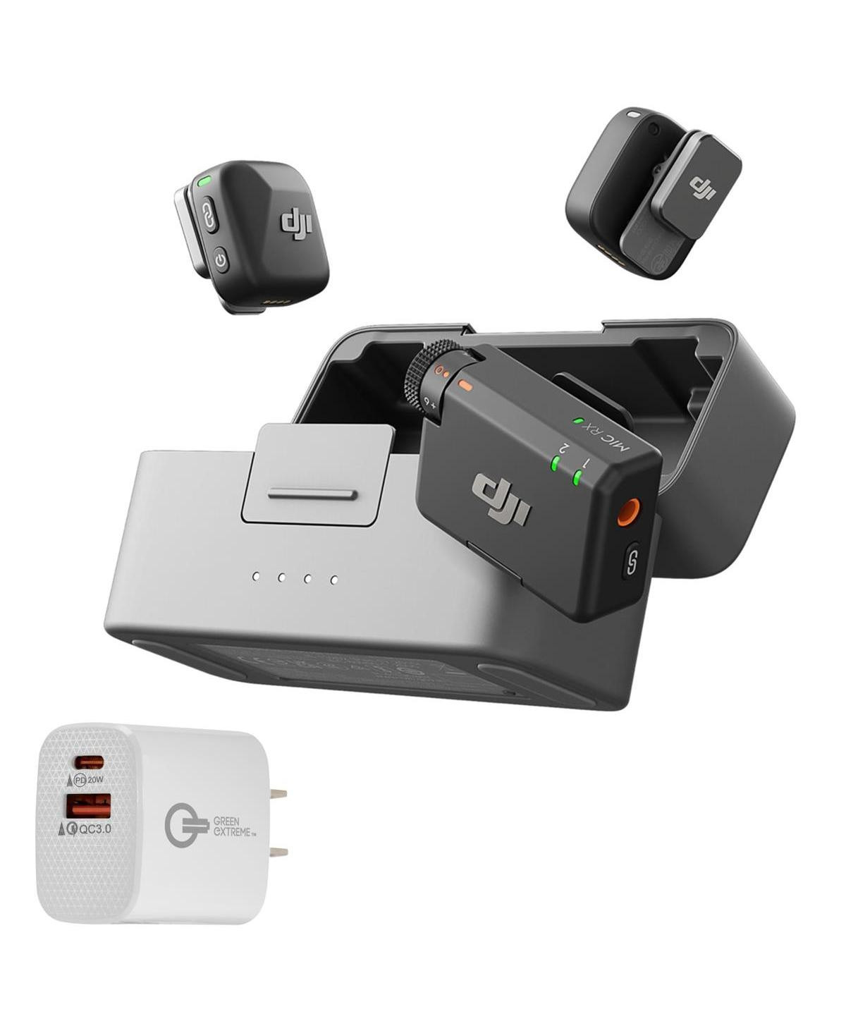 Dji Mic Mini (2 Tx + 1 Rx + Charging Case), Ultralight, 48h Use, Noise Cancelling, Automatic Limiting, Wireless Microphone | Macy's