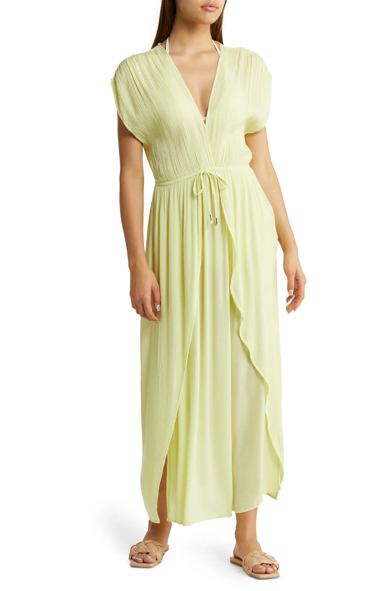 Wrap Maxi Cover-Up Dress | Nordstrom