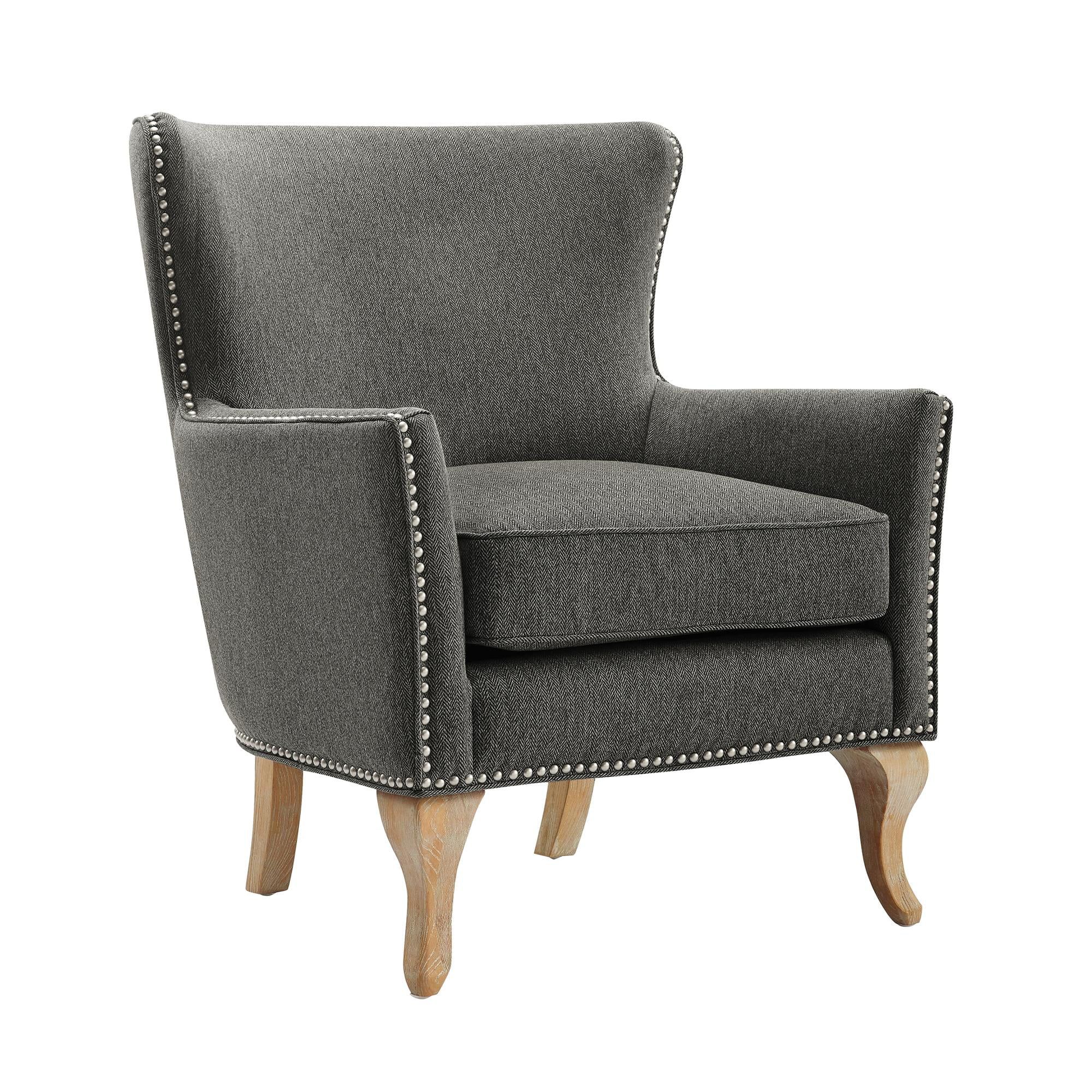 Woven Paths Accent Chair, Charcoal - Walmart.com | Walmart (US)