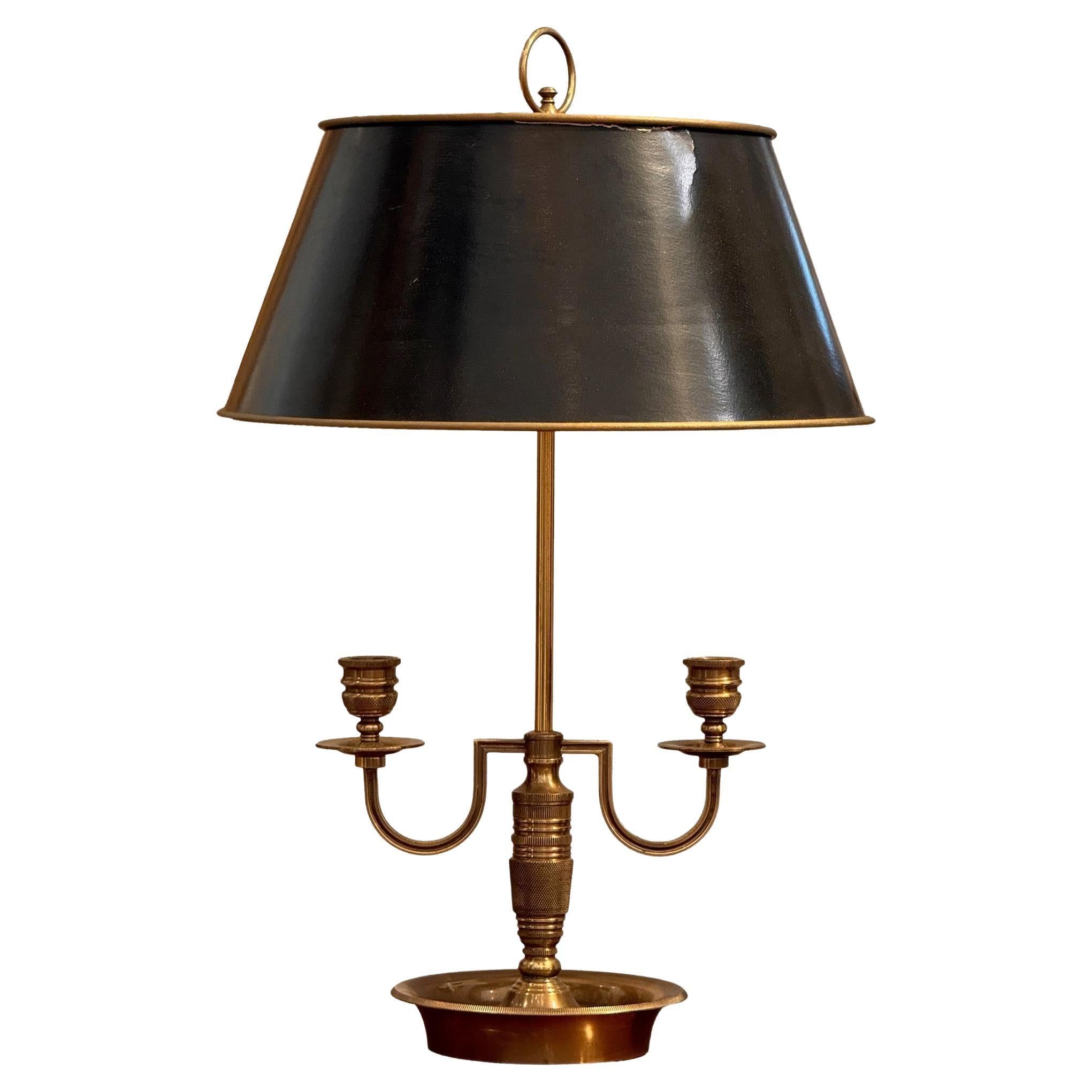 1920s Brass Bouillotte Lamp | 1stDibs