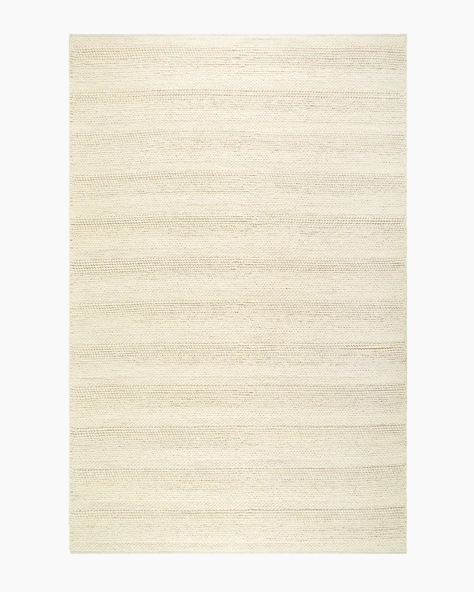 Rowan Handwoven Wool Rug in Ivory | Quince