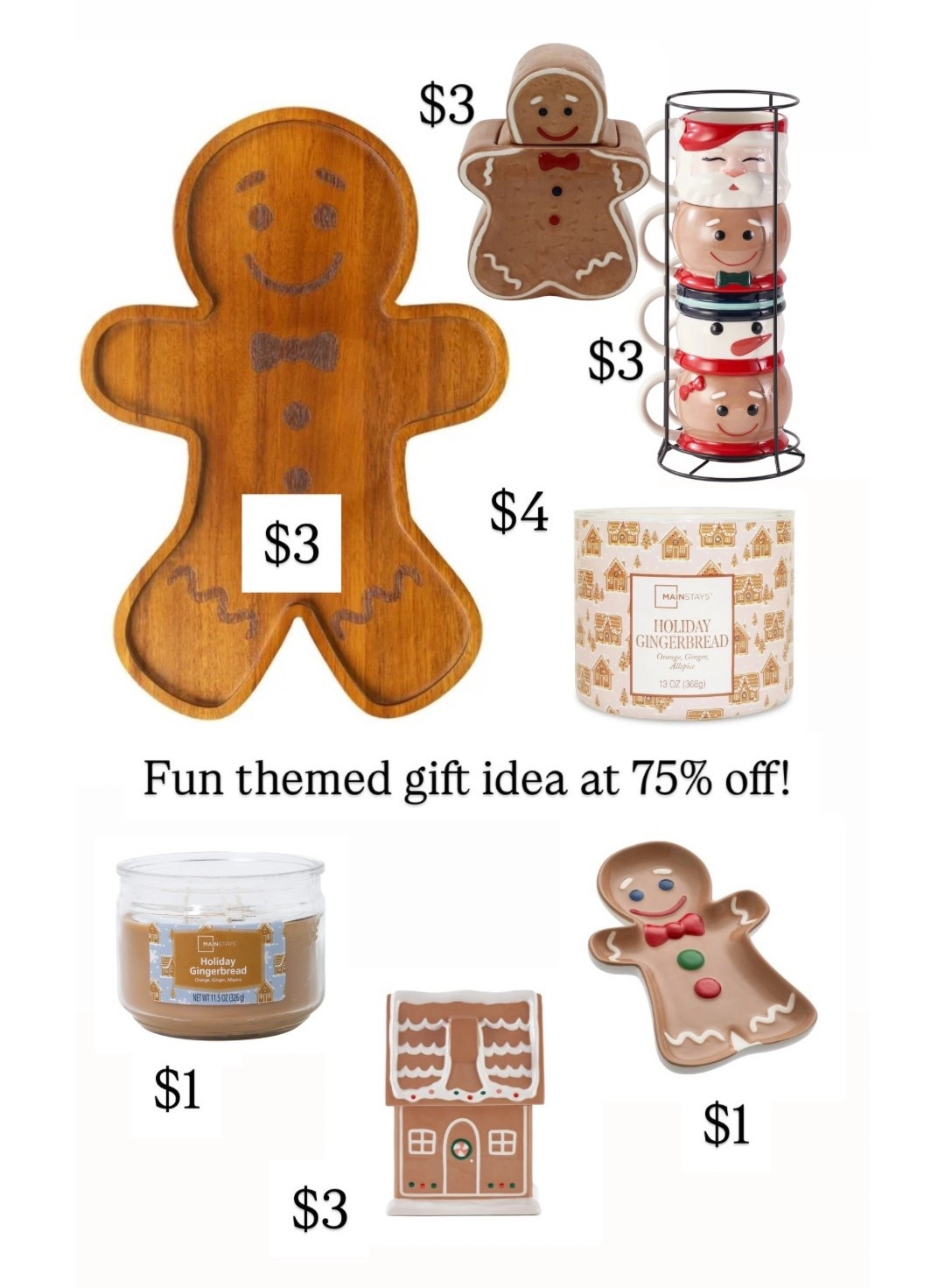 Fun themed gingerbread gift!  Grab for next year at 75% off 

#LTKHome #LTKGiftGuide #LTKHoliday