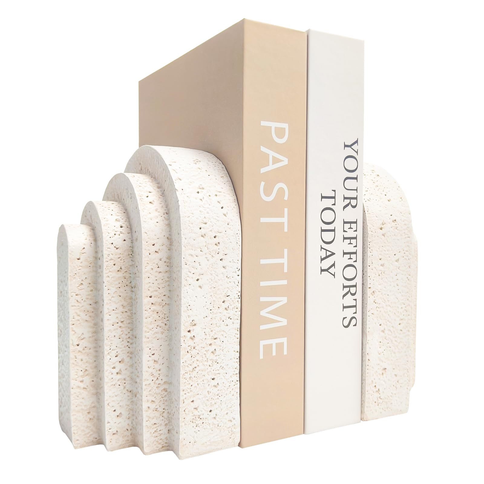 Heavy Duty Book Ends for Shelves, Decorative Book Stopper for Shelves, Resin Decor Bookends for H... | Amazon (US)