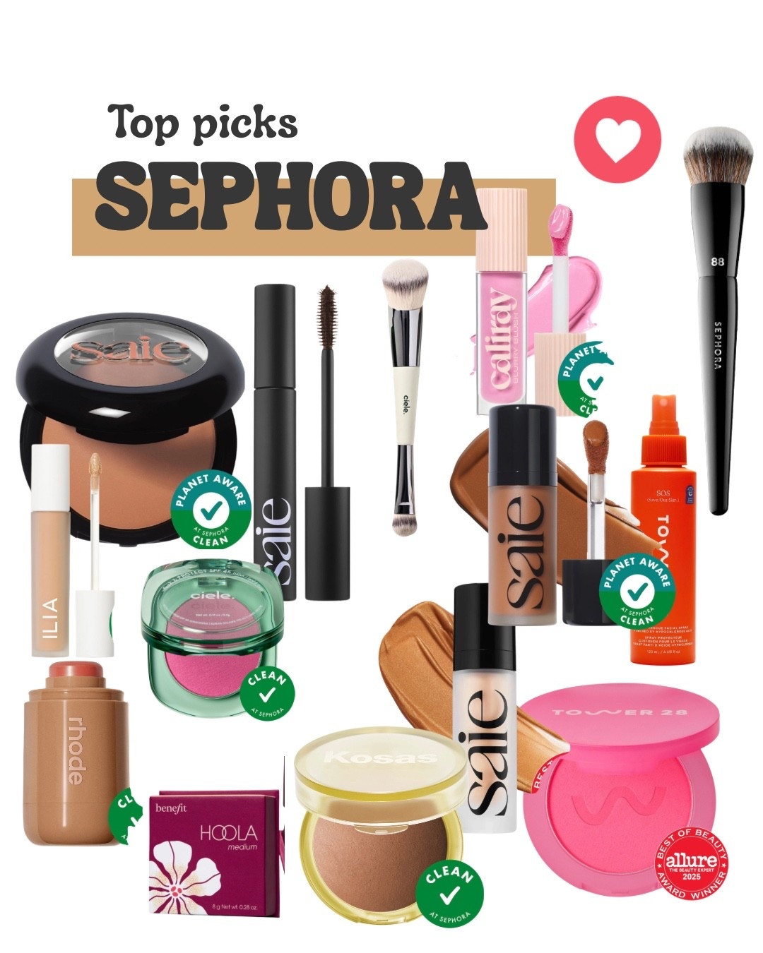 Sephora top picks! 💕

SAIE is one of my favorite brands because a lot of their products are acne safe! 

#LTKgrwm #LTKmomlife #LTKselfcare
