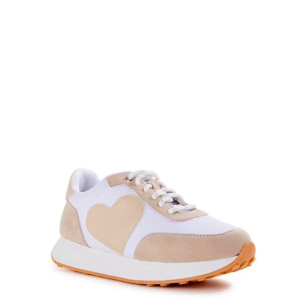 Athletic Works Little Girl & Big Girl Retro Heart Jogger, Sizes 13-6 - Walmart.com | Walmart (US)