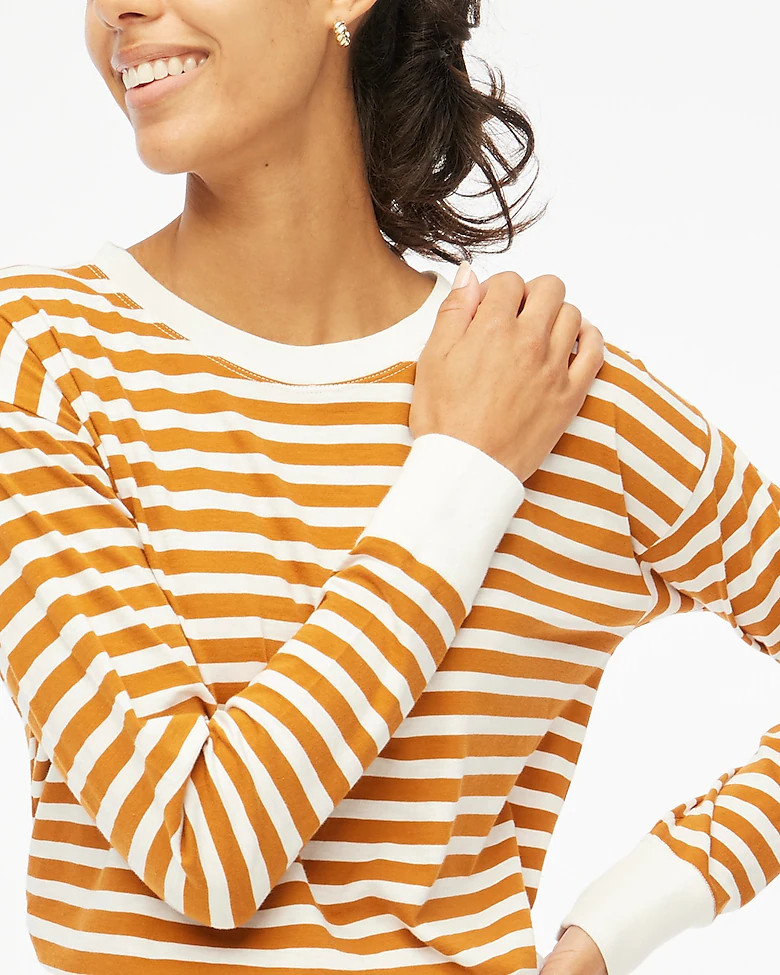 Long-sleeve striped tee | J.Crew Factory