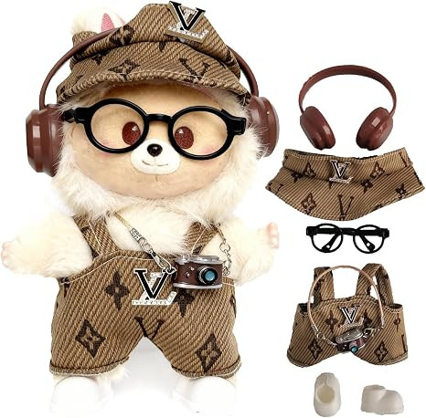 17cm Doll Clothing & Outfit Set –6-Piece Collectible Display Clothing Set Trendy Hat and Overal... | Amazon (US)