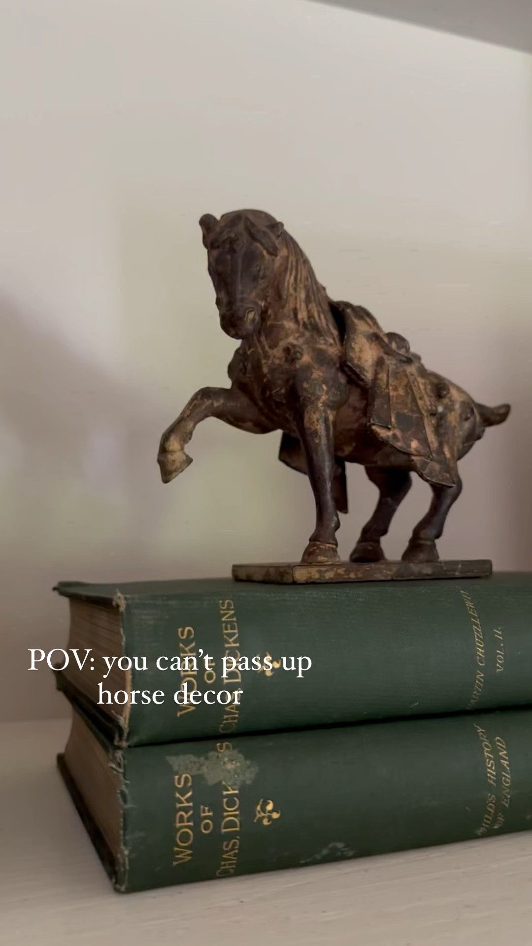 I’ve always had a thing for horses 🐎 Lately I’ve been collecting antique horse decor and I love the sophisticated look they bring to every room I place them in. I’m rounding up some exact (and similar) matches today in case you share the obsession 🐴 #etsy #ebay #vintage

#LTKHome #LTKStyleTip #LTKVideo