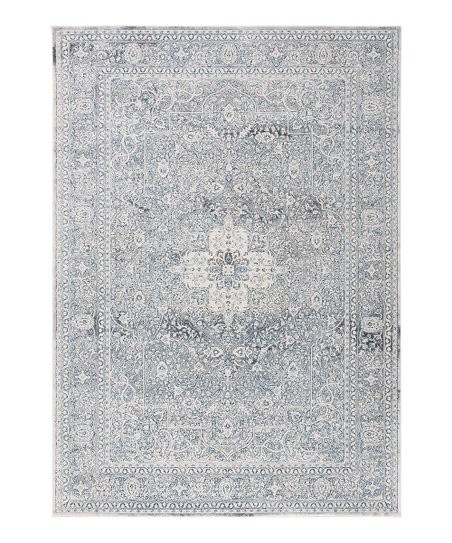 Cream & Blue Madison Alhambra Rug | Zulily
