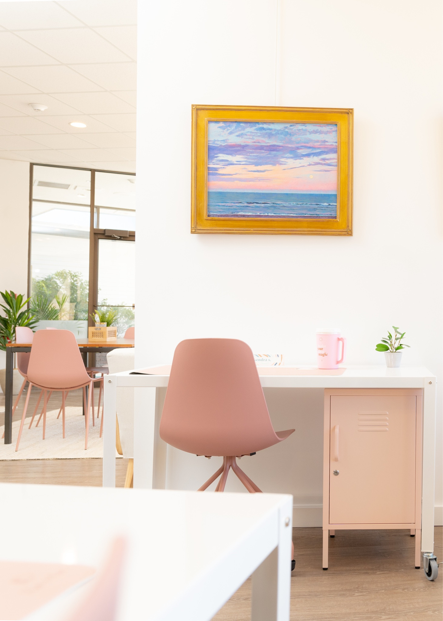 Shop The CC! Get an easy and chic office look. Our exact chairs are from Article but this is a great,  inexpensive alternative! Our members also love our rolling cart desks and locker cabinets. 

#LTKsalealert #LTKhome #LTKHoliday