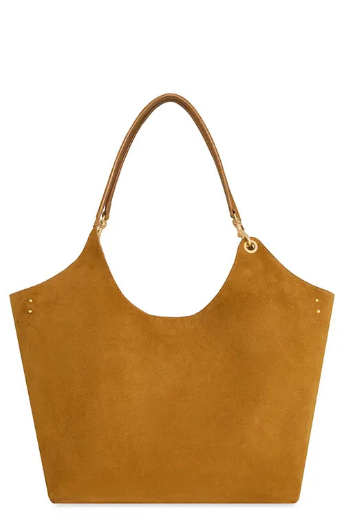 Rebecca Minkoff Perfect Suede Tote in Oro at Nordstrom | Nordstrom
