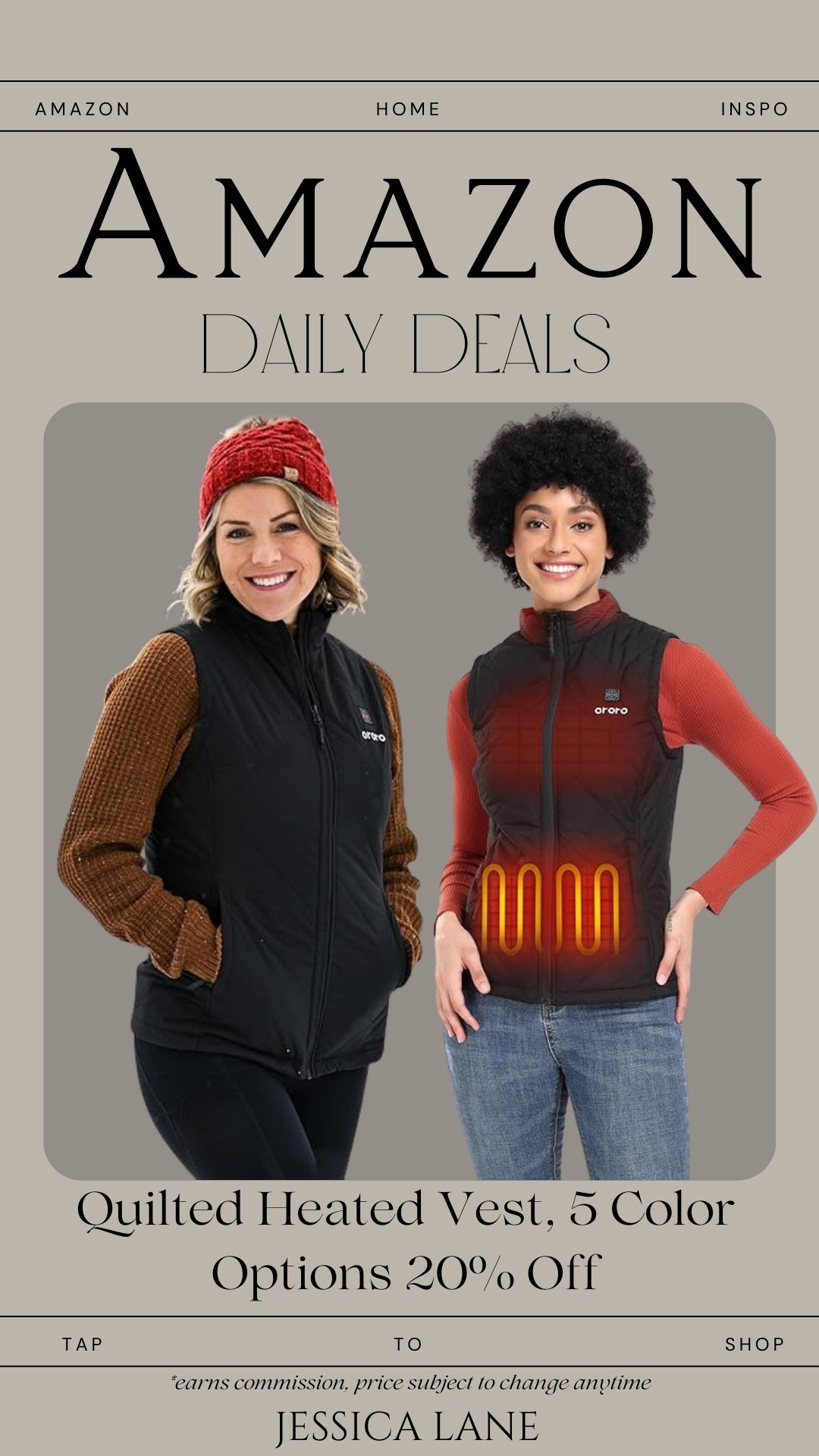 Lightweight warmth with adjustable heat—perfect for layering on cold mornings and walks. #amazonfashion #winterlayers #ltkstyle

#LTKSeasonal #LTKGiftGuide #LTKSaleAlert