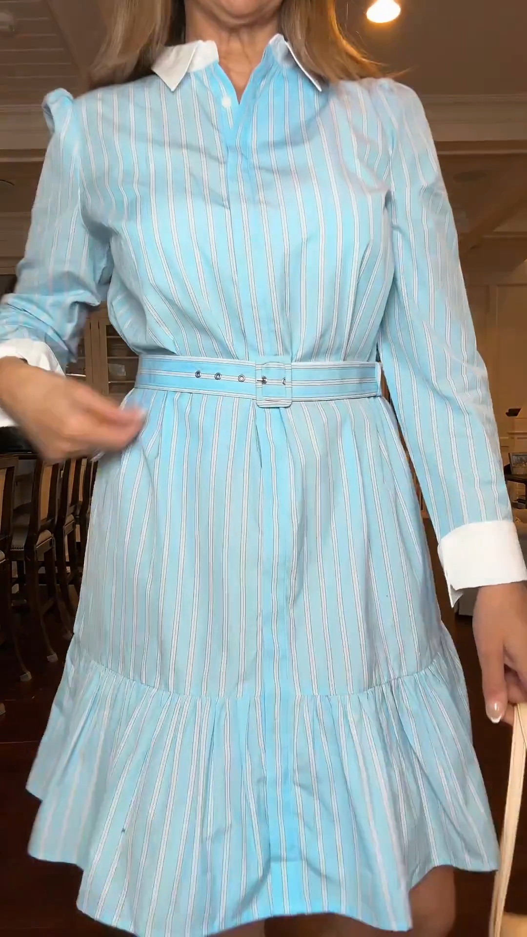 This spring dress is one of those pieces you can wear from work straight to dinner without changing. It’s easy to style a few different ways depending on where you’re headed. Add a cardigan over your shoulders, layer in some gold jewelry, and finish it with loafers for the day or heels for the evening.

#LTKgrwm #LTKdayinmylife #LTKootd