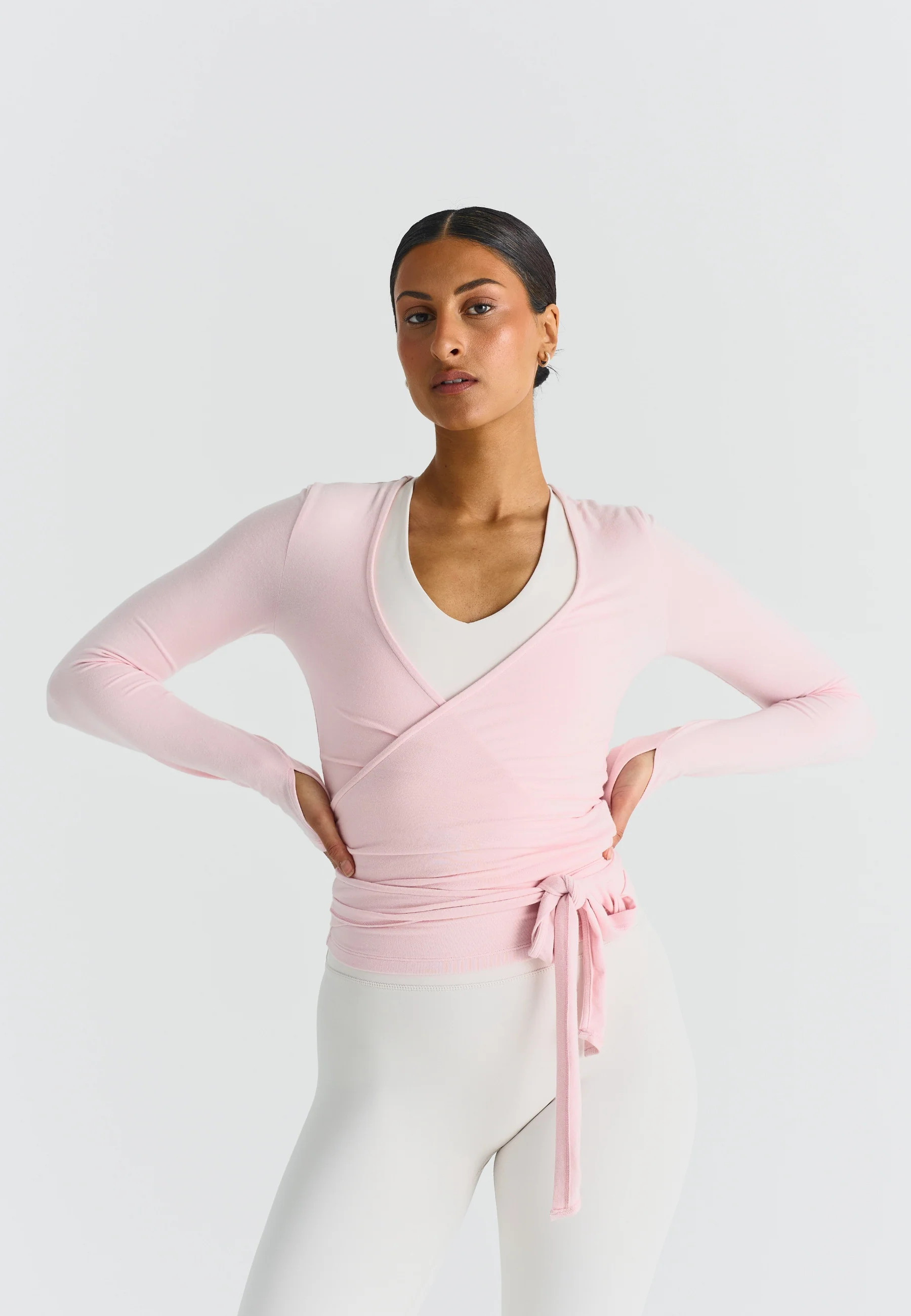 Soft Ballet Wrap Top - Ballet Slipper | Sisterly Tribe