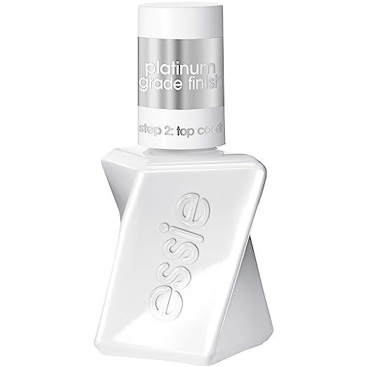 essie gel couture platinum grade finish top coat top coat 0.46 fluid ounces | Amazon (US)