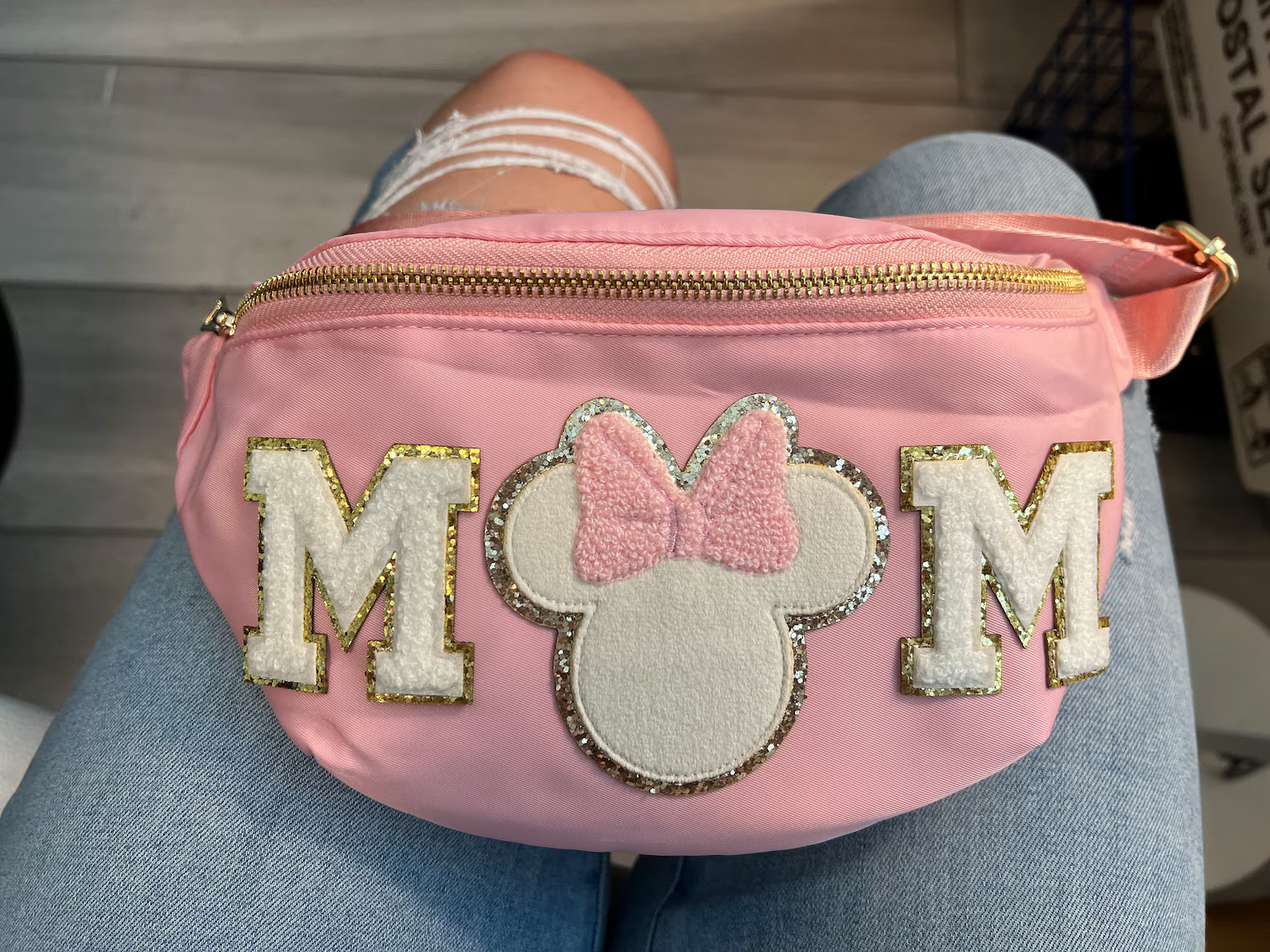 Personalized Fanny Pack Waist Bag Crossbody Bag Adult Travel Bag Disney Bag Customizable Chenille... | Etsy (US)