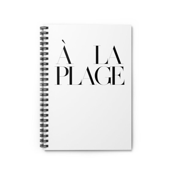 Spiral Notebook  Ruled Line  à La Plage - Etsy | Etsy (US)