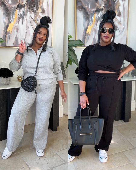 Affordable casual sets that to absolutely need. Both give the chic mom vibe. 

The grey runs true to size but you’ll need to size up in the black set. 

#LTKmidsize #LTKfindsunder50