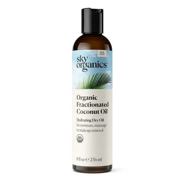 Sky Organics Fractionated Coconut Oil to Moisturize Face and Body, 8 fl oz | Walmart (US)