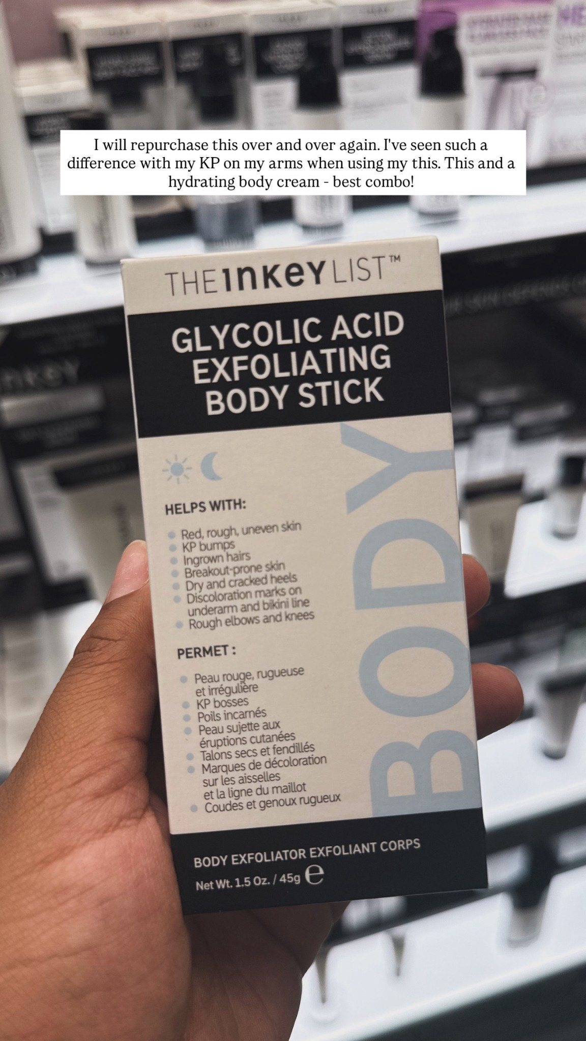 KP Skin | keratosis psoriasis | glycolic acid | exfoliating body stick

#LTKBeauty #LTKFindsUnder50