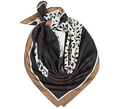 YOUR SMILE Silk Like Scarf Square Satin Hair Scarf Fashion Neck Scarfs for Women 27'' x 27'' | Amazon (US)