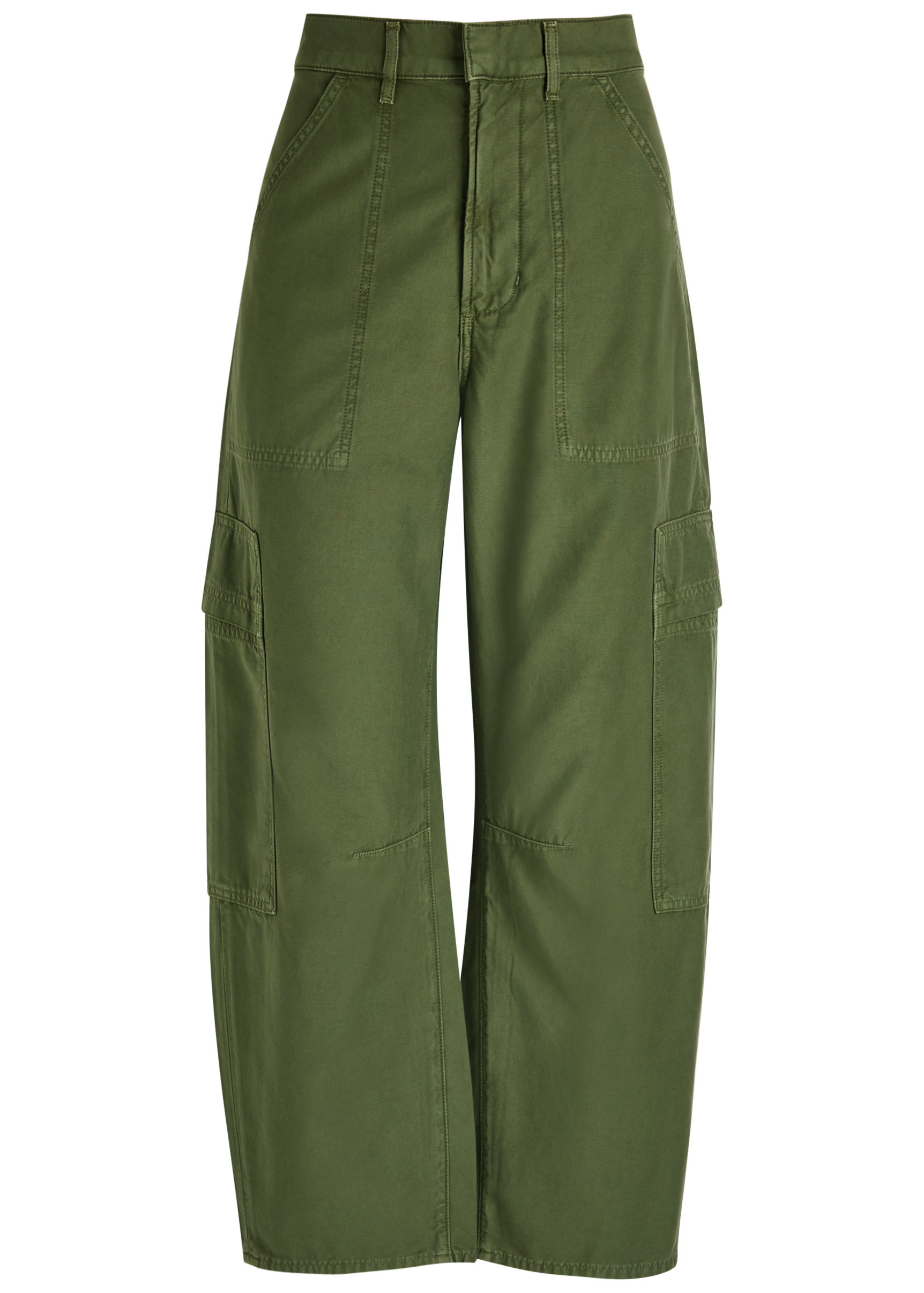 Marcelle Low Slung cotton cargo trousers | Harvey Nichols
