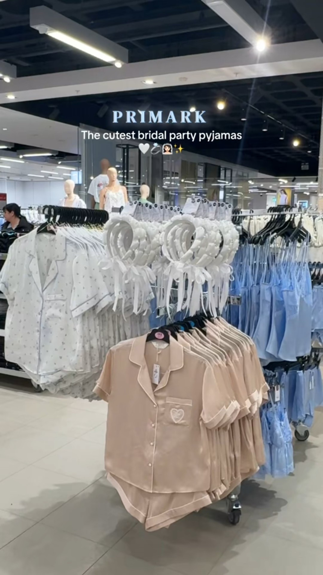 primark new in bridal party pyjamas 💙👰🏻‍♀️💍 cute & affordable!!! 2026 2027 wedding 

#LTKgiftguide #LTKuk #LTKdatenight