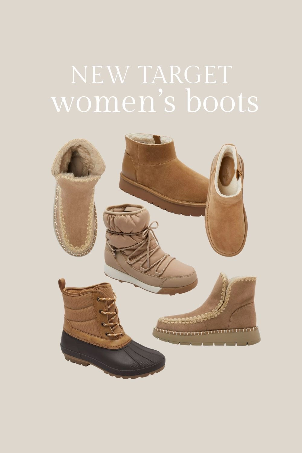 Cute new Fall and Winter boots at Target!