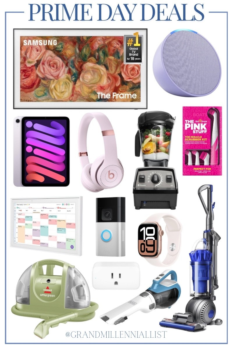 Amazon Prime Day Deals
Amazon home

Frame tv, Amazon echo, Dyson vacuum, Skylight calendar, Apple Watch, iPad, vitamix blender

#LTKHome #LTKSaleAlert #LTKFindsUnder100