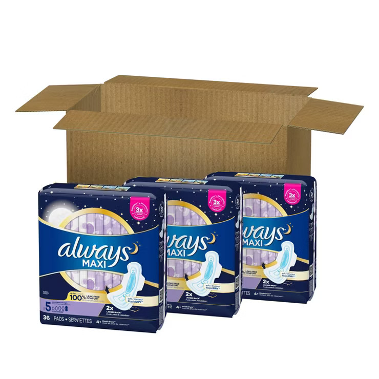 Always Maxi Extra Heavy Overnight Pads - Size 5 | Target