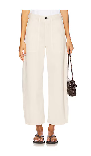 Ayla Cargo Crop in Pale Stone | Revolve Clothing (Global)