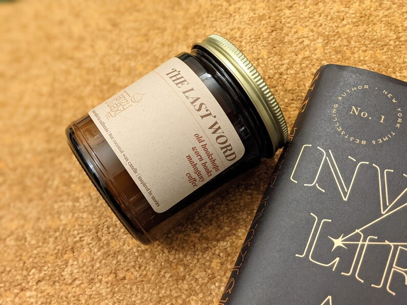 Last Word Scented Candle  Book Lovers Candle  Bookish Candle | Etsy | Etsy (US)