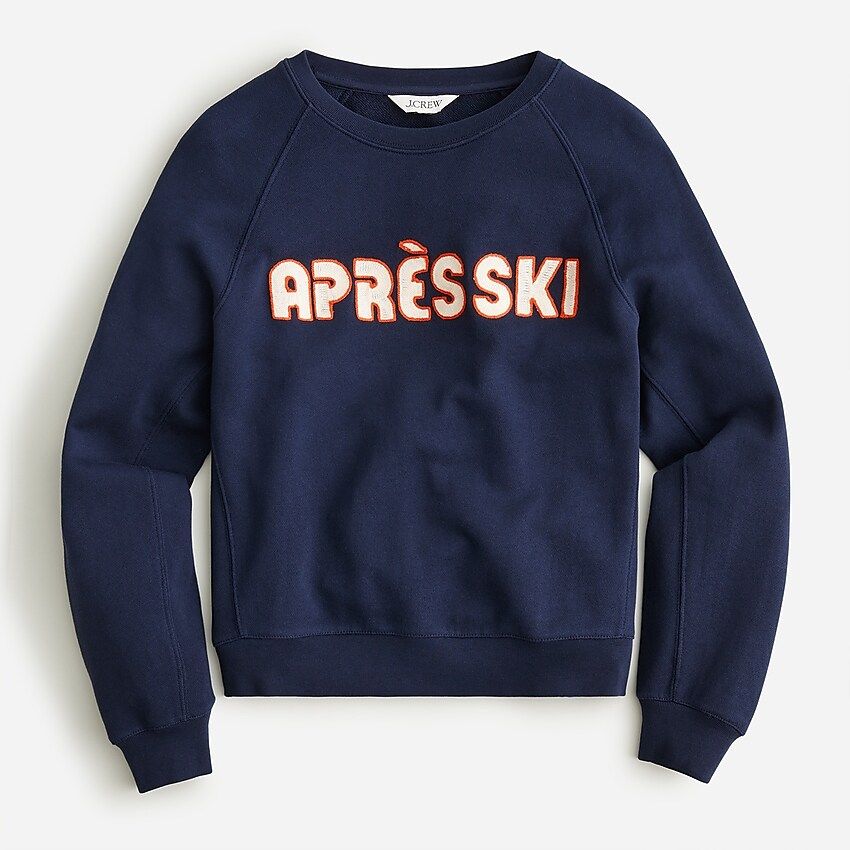 Apres-ski crewneck sweatshirt | J.Crew US
