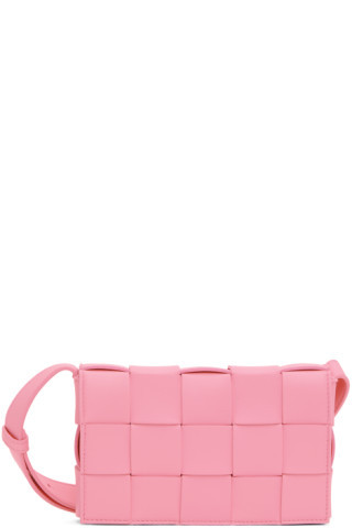 Bottega Veneta - Pink Small Cassette Bag | SSENSE